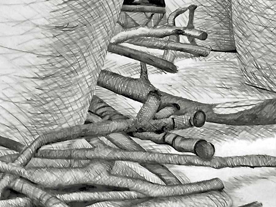 Ink wash shop